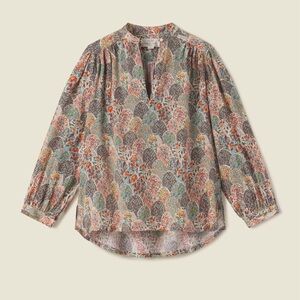 Trovata BAILEY BLOUSE DESERT SCALLOP size M